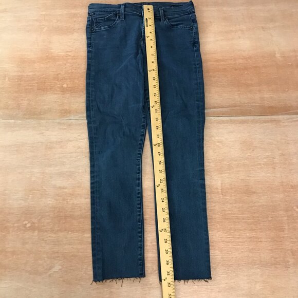 Citizens of Humanity Avedon Ultra Skinny Jeans Women size 26 Blue Raw Cuff Denim - Picture 6 of 11